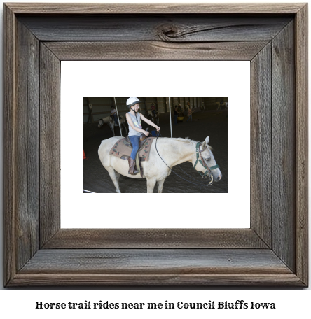 horse trail rides near me in Council Bluffs, Iowa